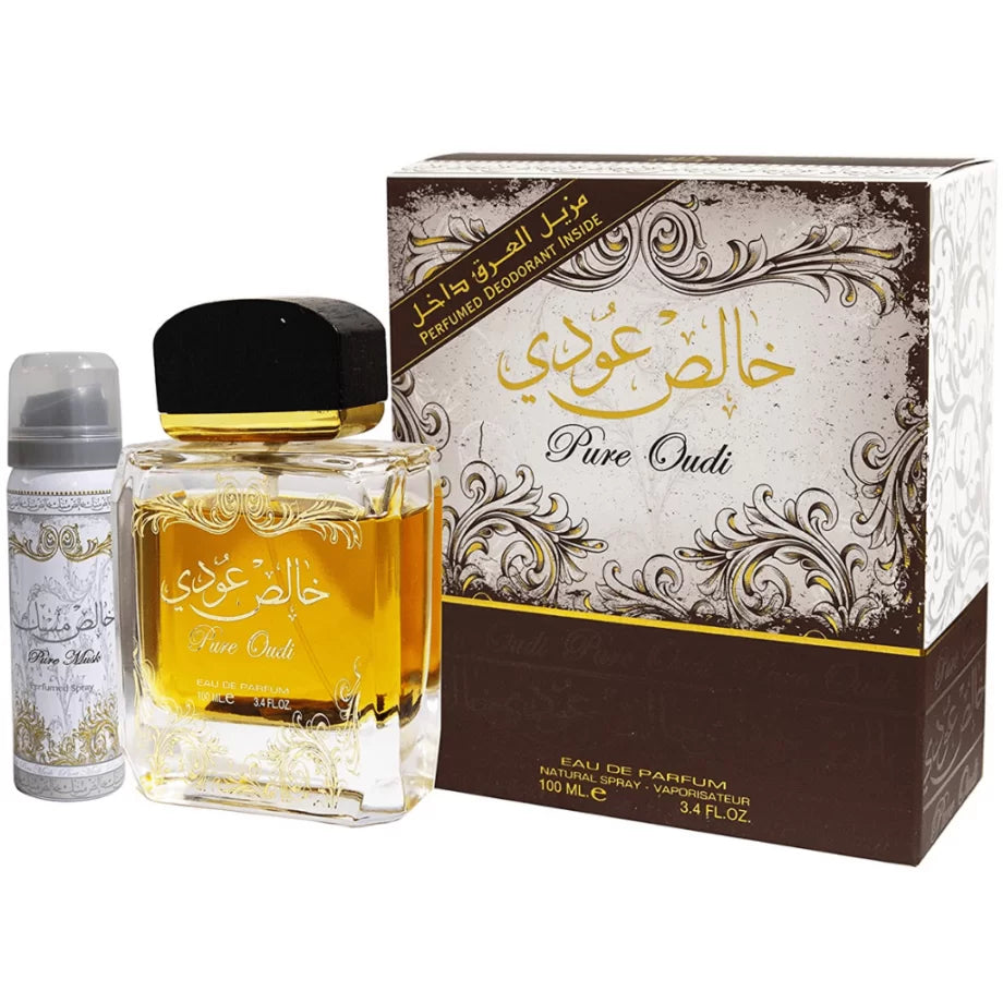 Pure Oudi Eau de Parfum 100ml + Deo